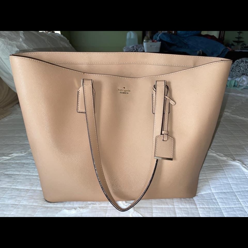 KATE SPADE - large shoulder bag in blush pink
